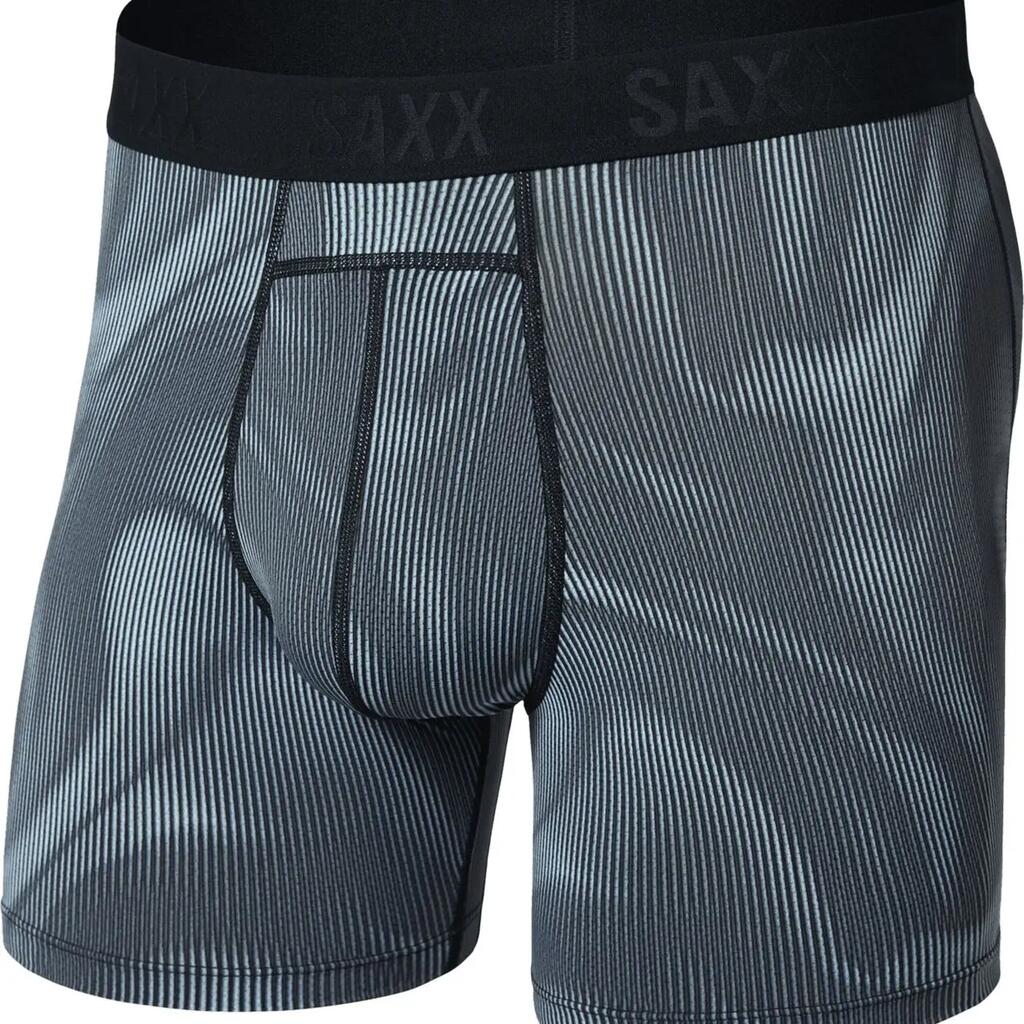Saxx Smooth Flex Light Compression Boxer Briefs Blue/Gray Men's
