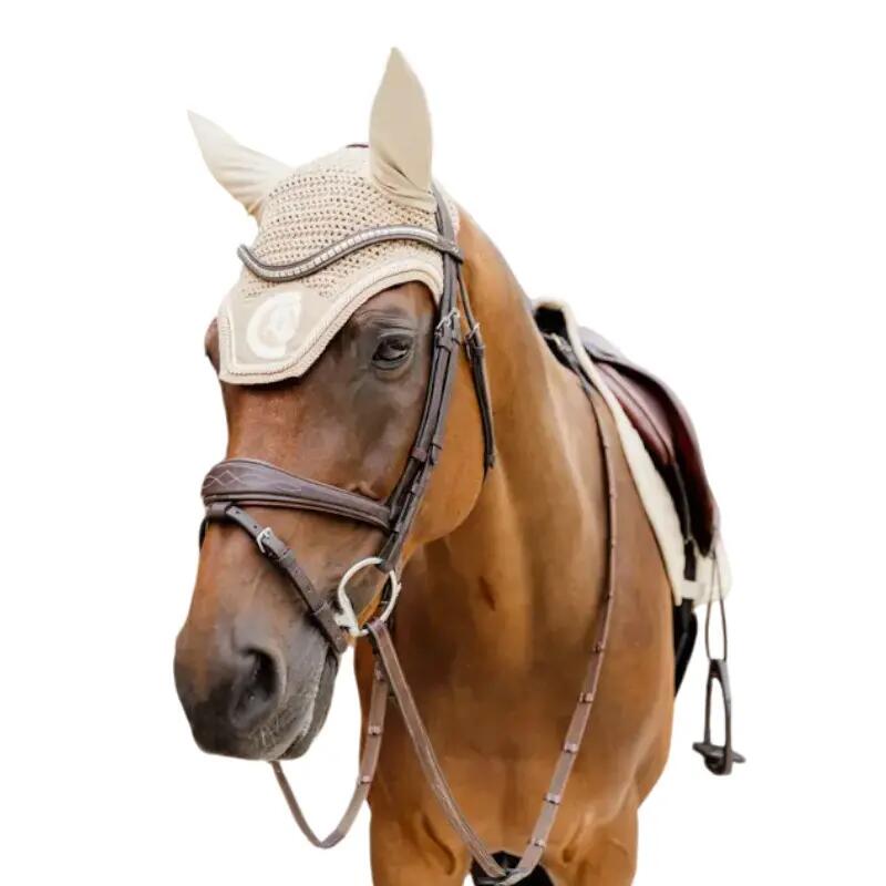 Fliegenhaube Wellington 3D Logo rope beige Full 2/3