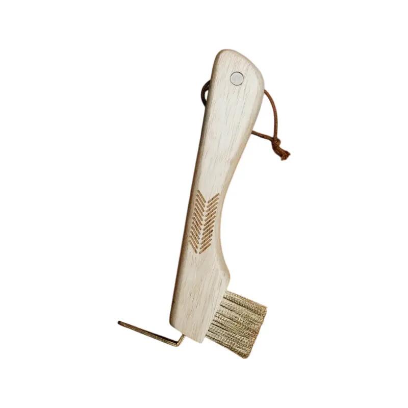 Hufkratzer für Pferde mit Metallborsten und Magnet Grooming Deluxe 2/5