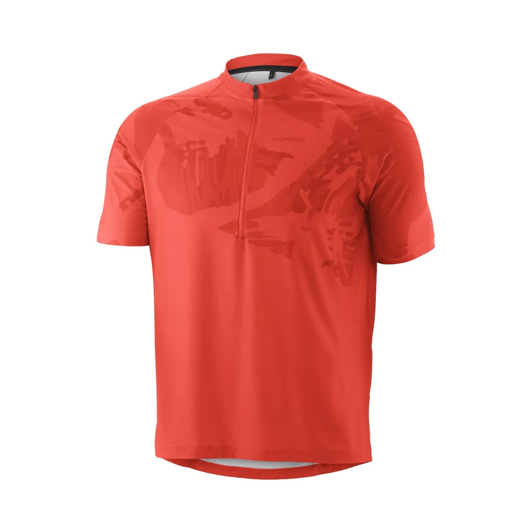 Herren T-Shirt Adventure Jersey 3/4 Zip M 3/3