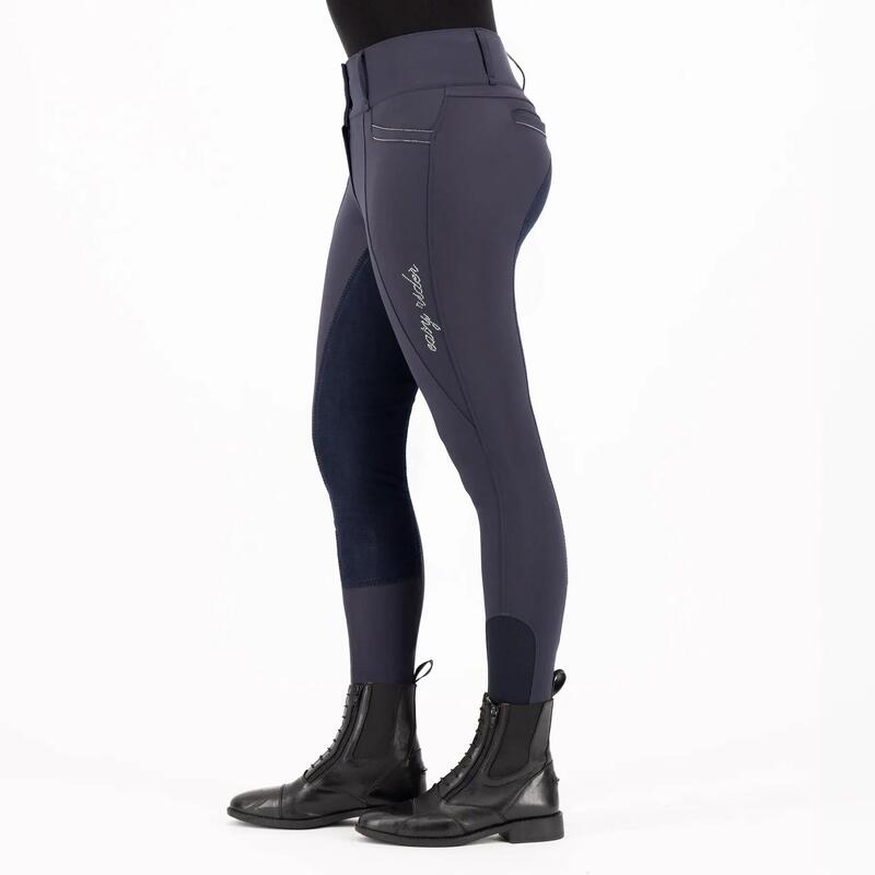 Pantaloni echitație Easy Rider grip complet femei