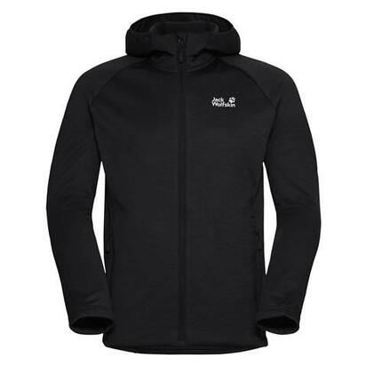 Veste de trekking homme Jack Wolfskin Peak District à capuche avec fermeture