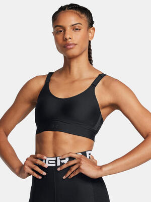 Under armour infinity mid sportbeha zwart