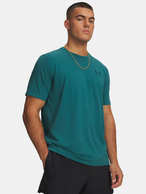 Heren t-shirt under armour sportstyle left chest rack green/arden green