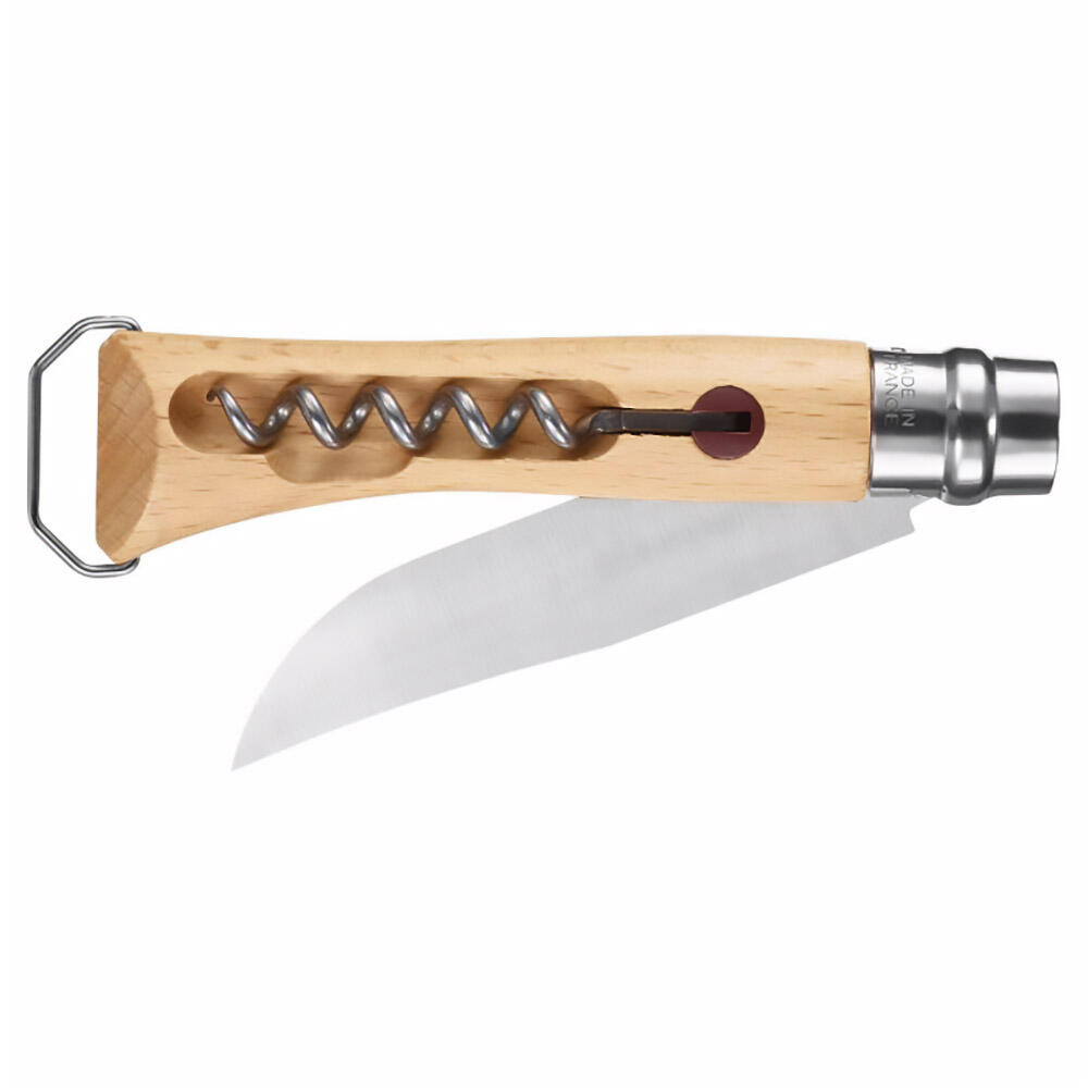 Coltello tascabile n. 10 cavatappi apribottiglie vino coltello pieghevole legno 2/7
