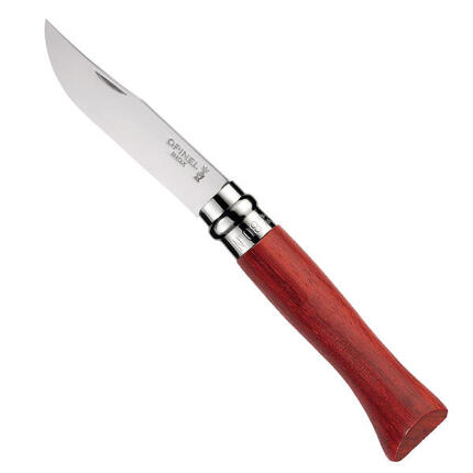 couteau pliant No 8 de poche camping acier inoxydable bois chêne