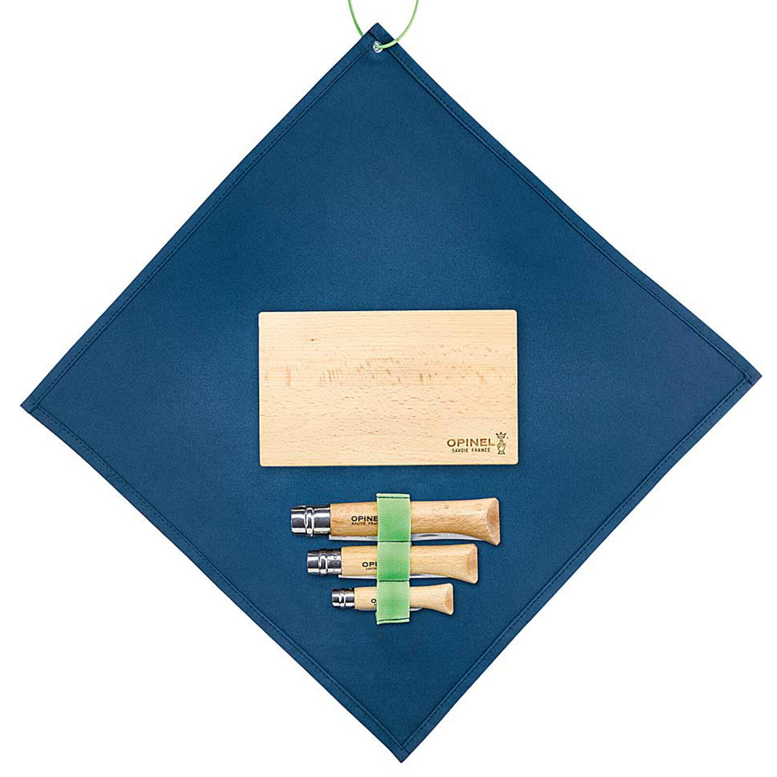 Couteaux Set de pique-nique Camping Cuisine Outdoor Sacs Planche Acier Bois 2/7