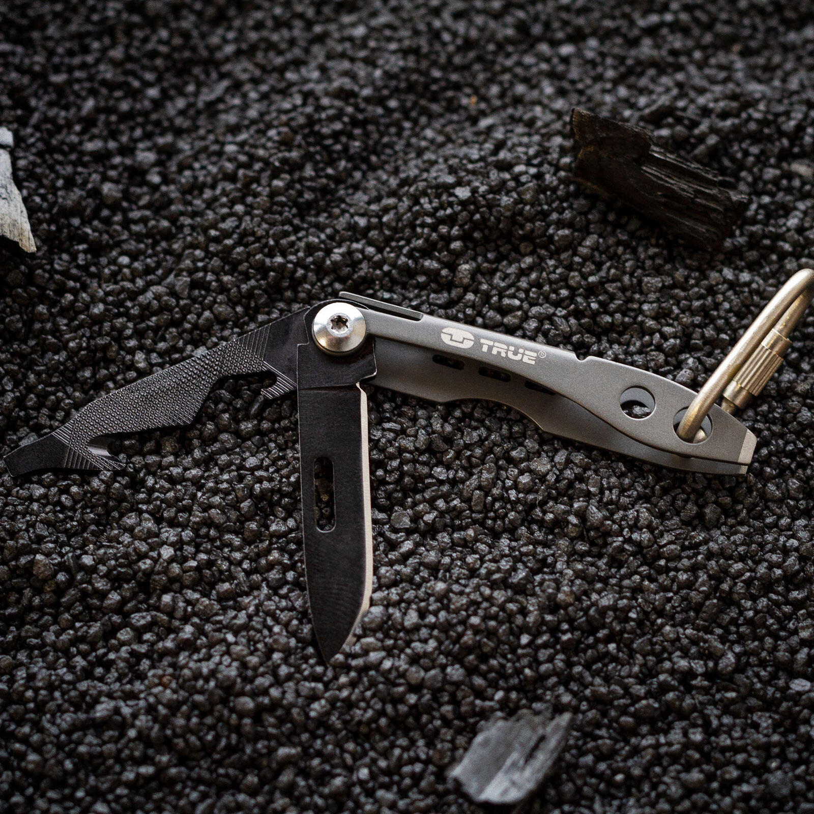 Coltello tascabile Pinzetta Mini Multi Tool pieghevole Portachiavi 6/7