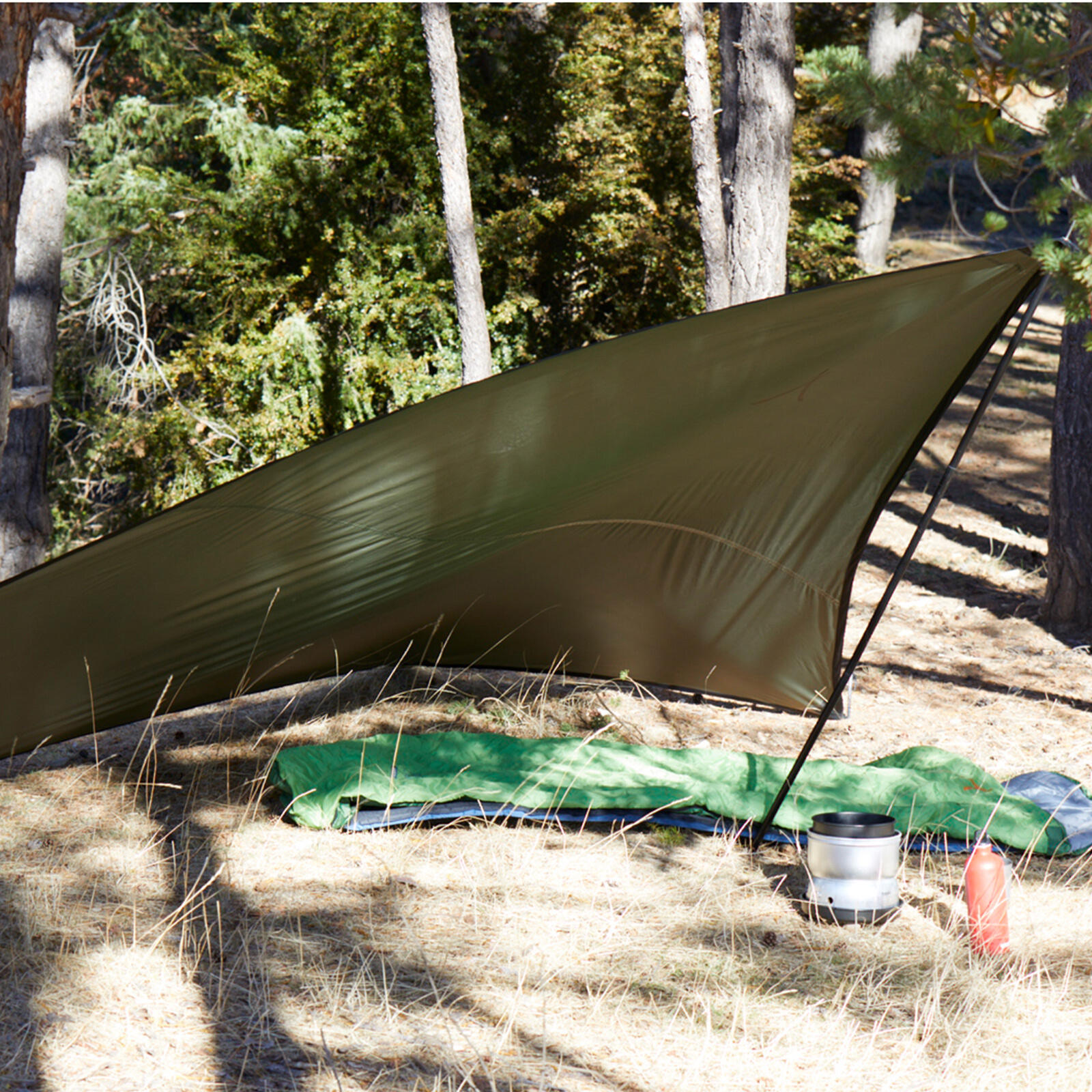 Tarp Zuni Ray Voile d'ombrage Camping Auvent UV50 Etanche 3x3,7m 6/7
