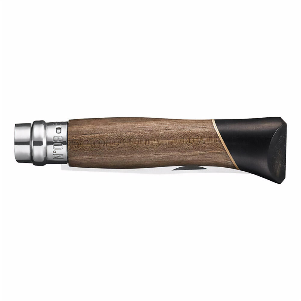 Coltello pieghevole No8 Atelier coltello da tasca noce acero legno ebano acciaio 2/5