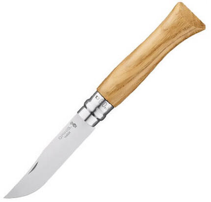 couteau pliant No 09 couteau de poche chêne olive bois acier