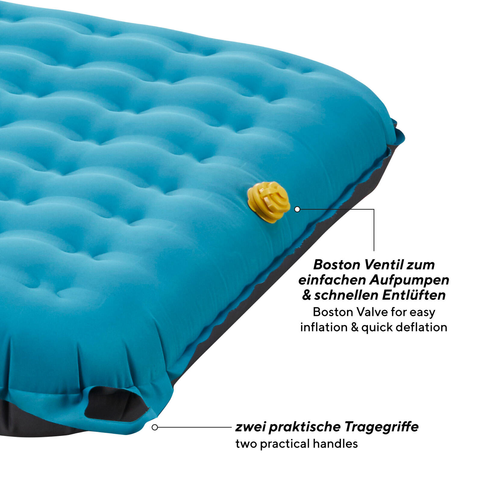 Camping Luftbett Betty Single XL Komfort Isomatte Luft Matratze Bett 15 cm 6/7