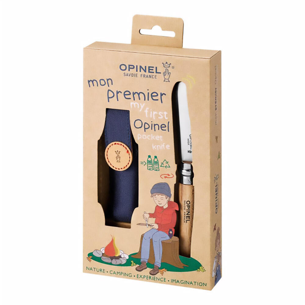 Coltello per bambini Coltello da intaglio tascabile campeggio legno rotondo 4/5