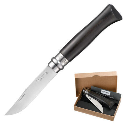 couteau pliant Nr.8 de poche Outdoor Garten acier ébène