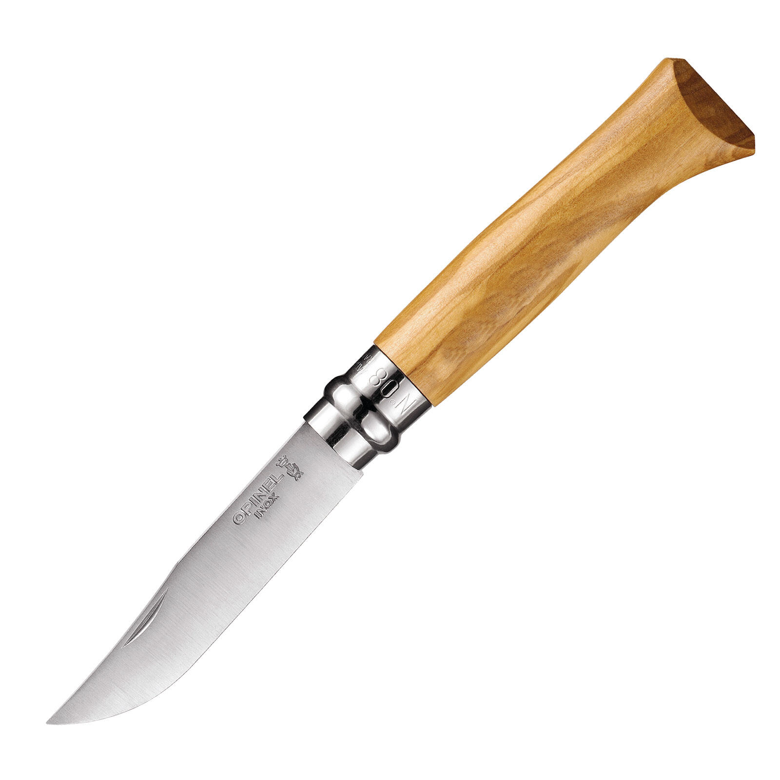 Set regalo coltello n. 8 + custodia pieghevole tascabile legno d'ulivo 2/7