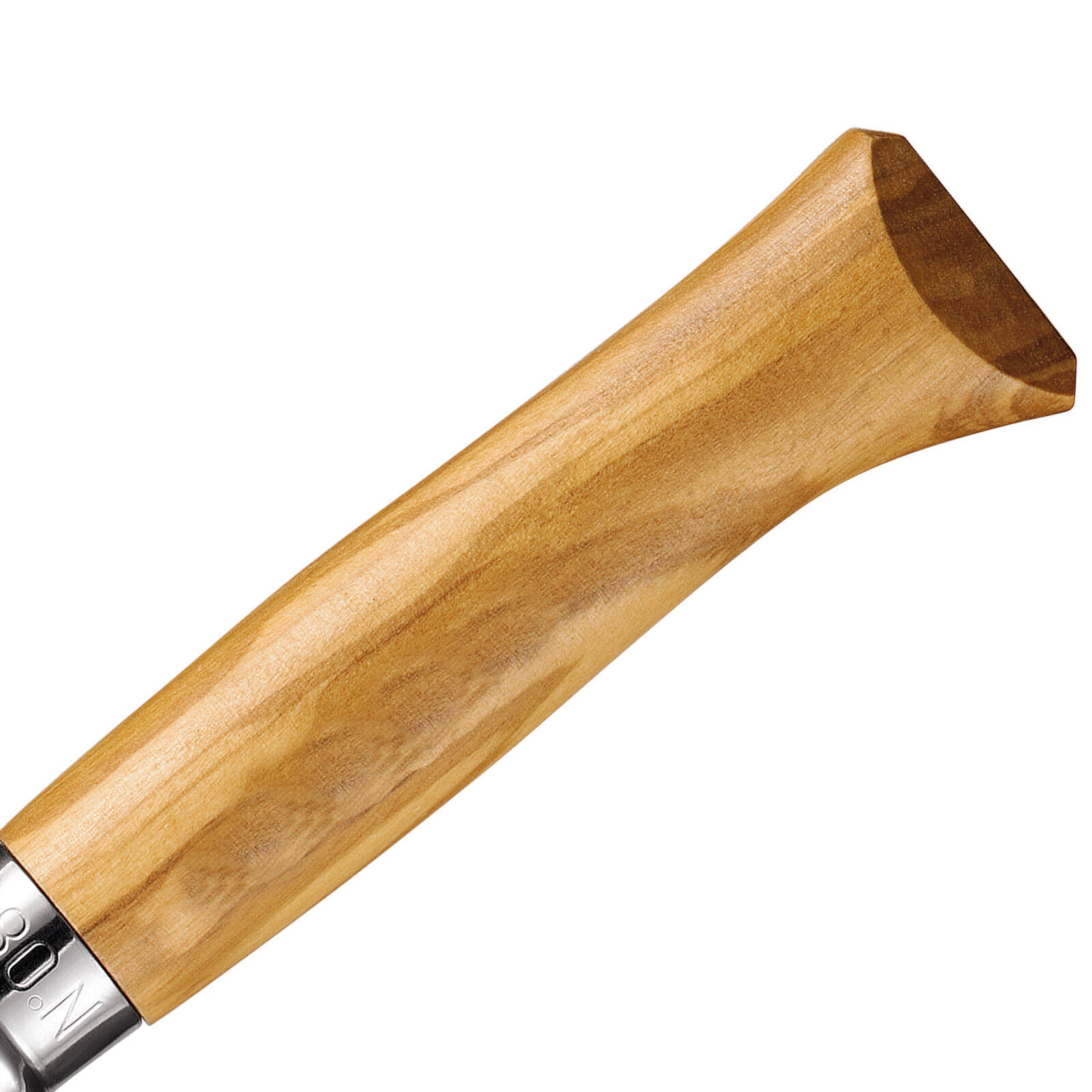 Set regalo coltello n. 8 + custodia pieghevole tascabile legno d'ulivo 6/7