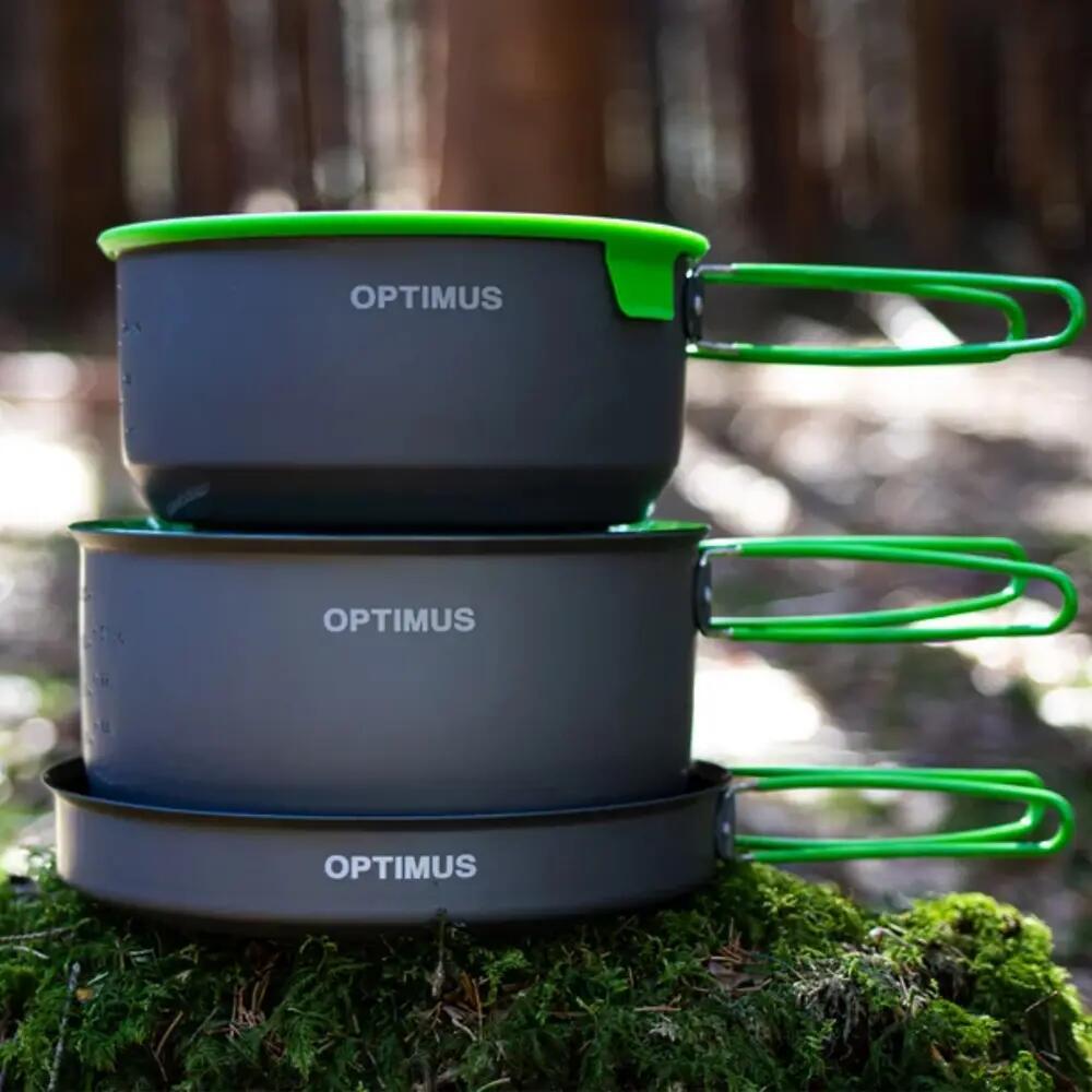 Set de cuisine camping Terra Camp 4 vaisselle casserole poêle alu 1,16 kg 6/7