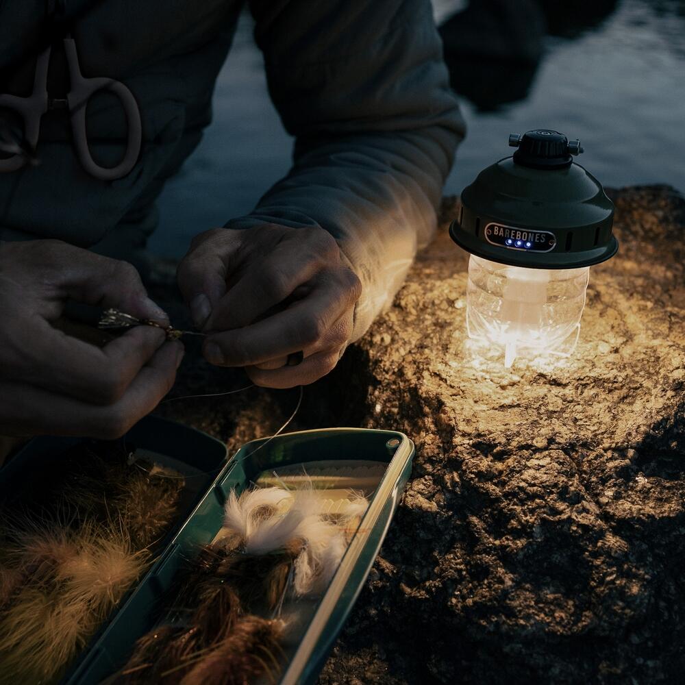 Camping Laterne Beacon Light Retro Lampe Dimmbar Stahl USB Akku LED 6/7