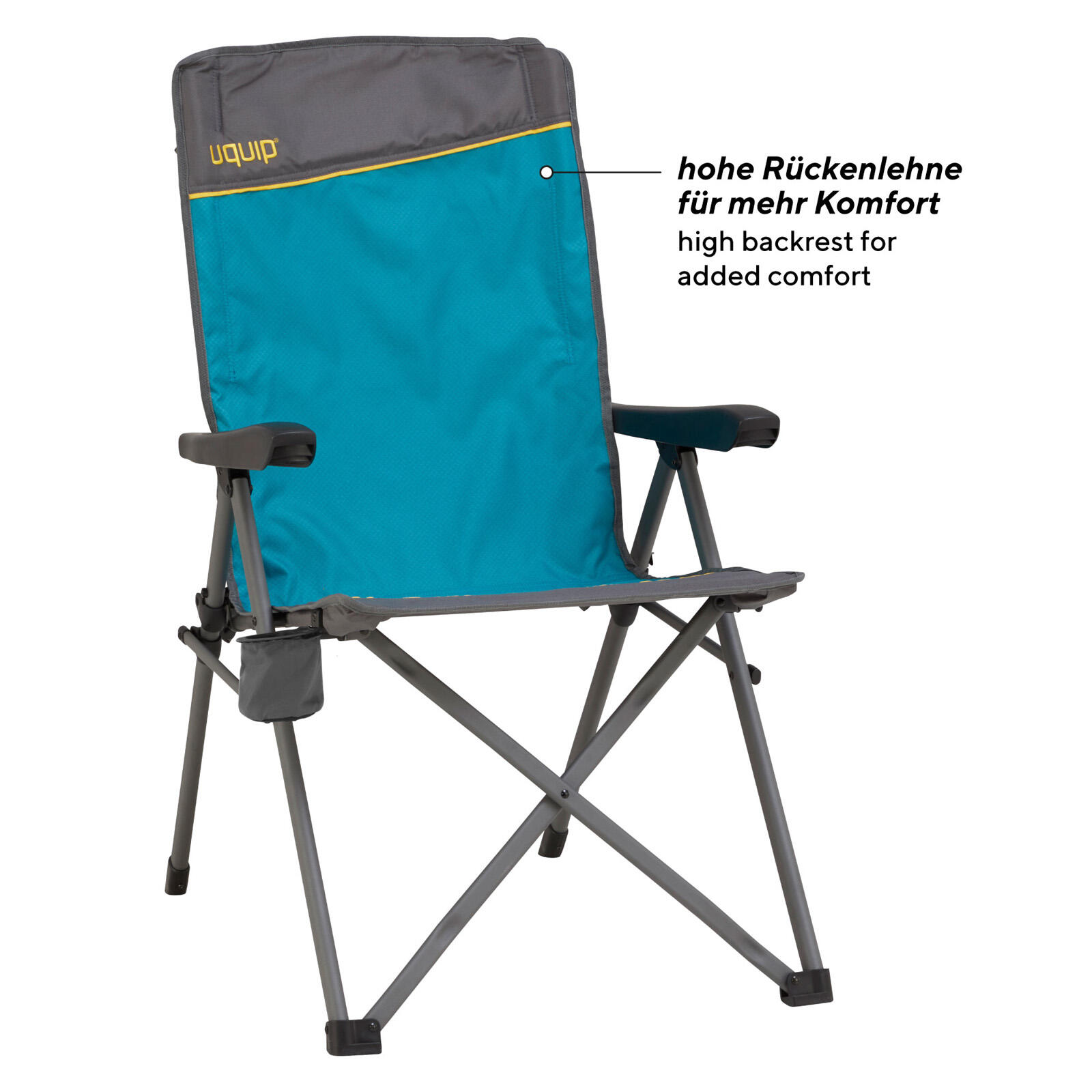 Sedia da Campeggio Justy spiaggia pieghevole XL Regolabile 120 kg 6/7