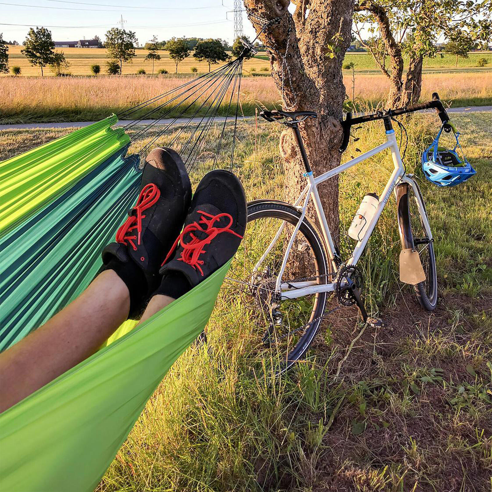 Silk Traveller Mini hamac de voyage Camping Résistant aux intempéries 350g Léger 6/6