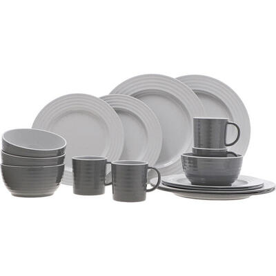 Melamine servies palma camping geglazuurd keramiek look 16 stuks