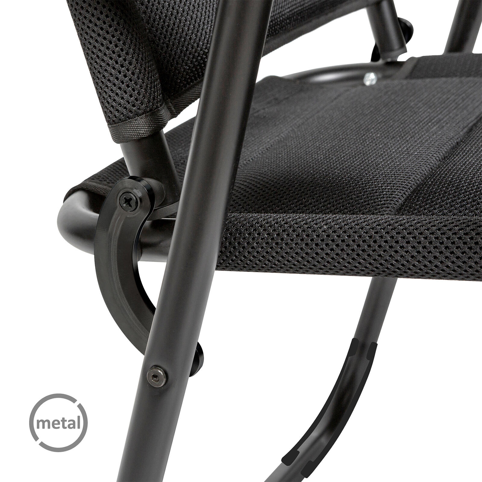 Silla de camping Aravel Vanchair plegable Cojín aluminio 120kg 6/7
