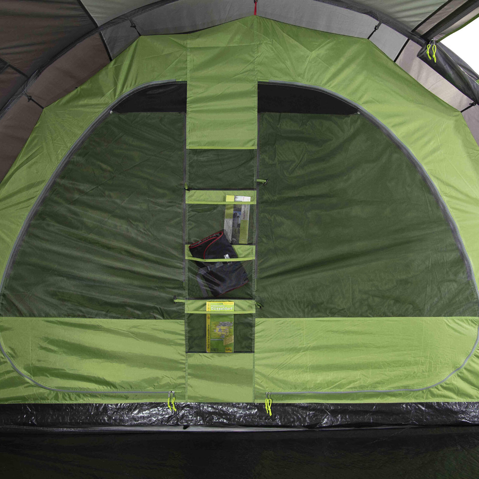 Tenda a tunnel Ancona 4 persone da Campeggio di gruppo familiare vestibolo 7/8
