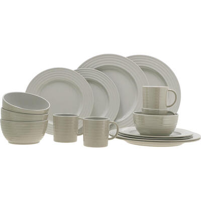 Melamine servies palma camping geglazuurd keramiek look 16 stuks