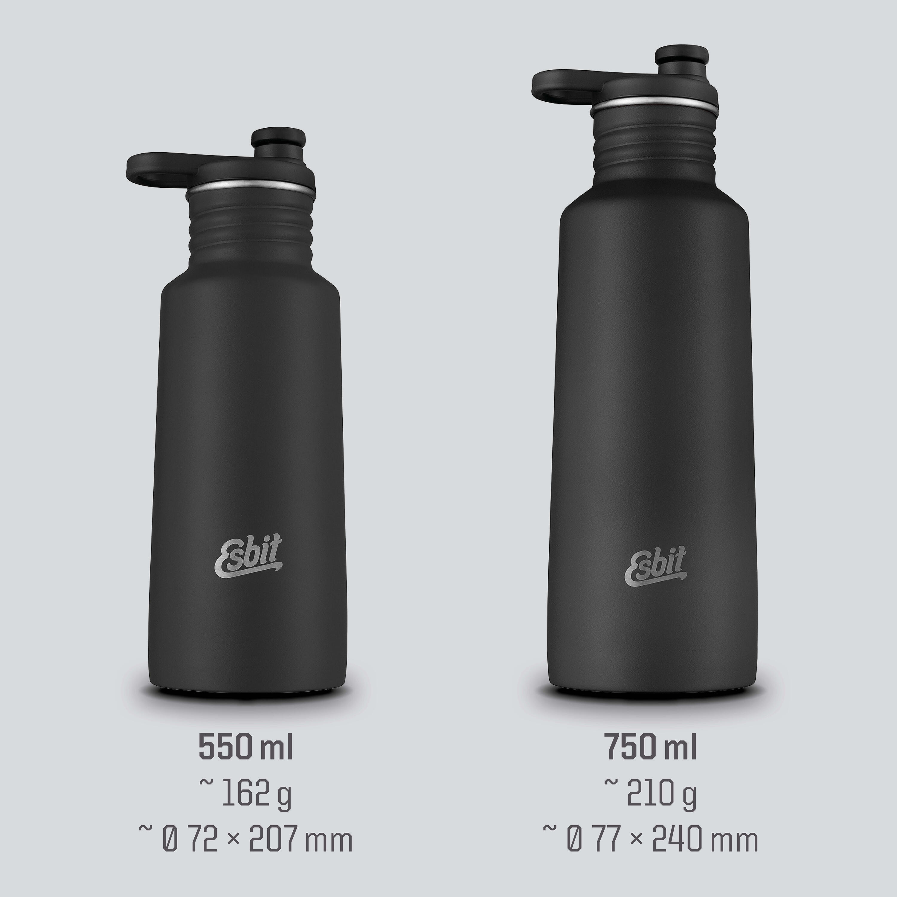 Bouteille de sport Pictor Bicyclette d'eau en acier inoxydable 2/7