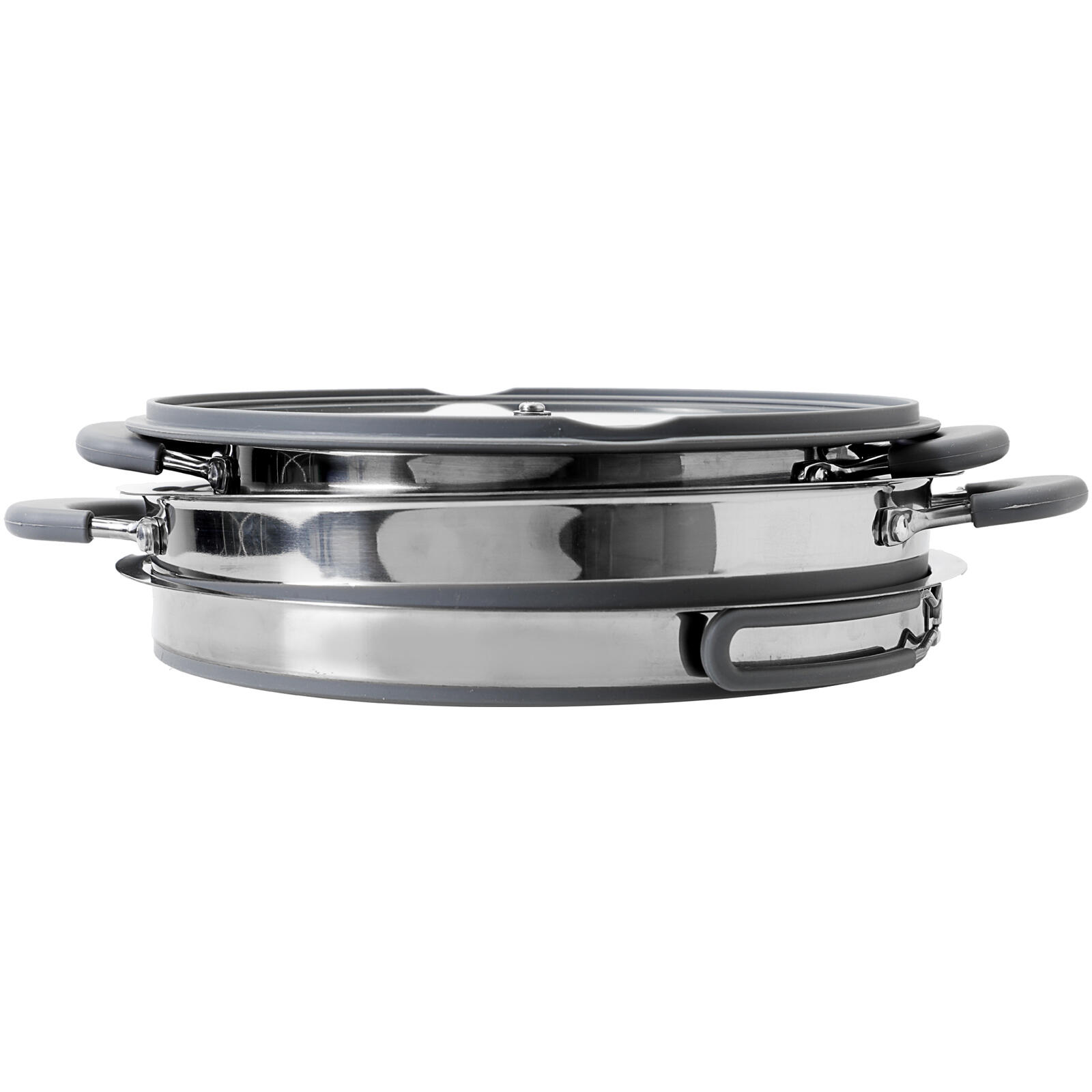 Set de Cocina Volcano Camping Olla Vajilla Apilable Silicona 6/7