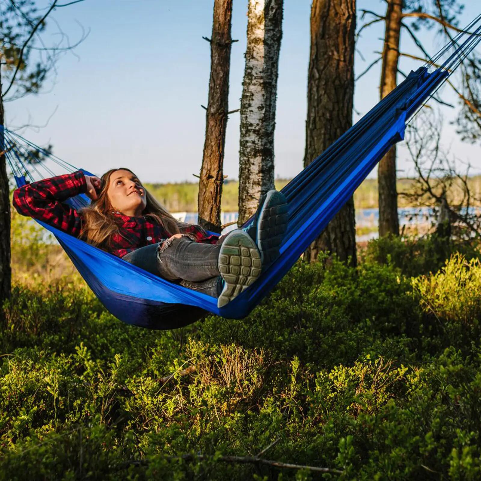 Silk Traveller Mini hamac de voyage Camping Résistant aux intempéries 350g Léger 7/7