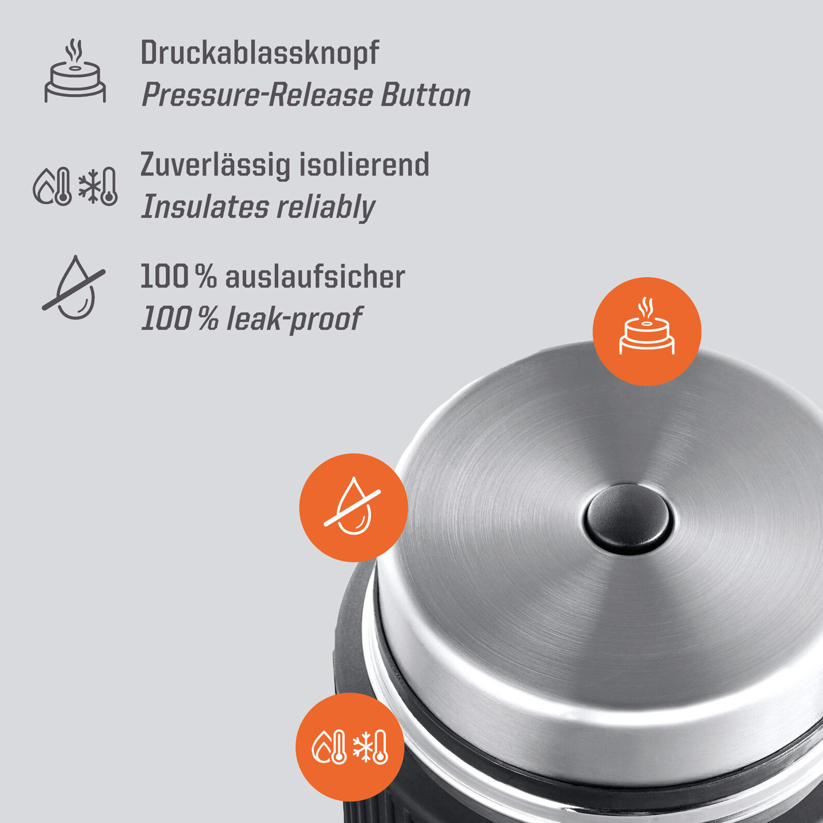 Sculptor Isolierbehälter Speise Gefäß Essen Behälter 3/7