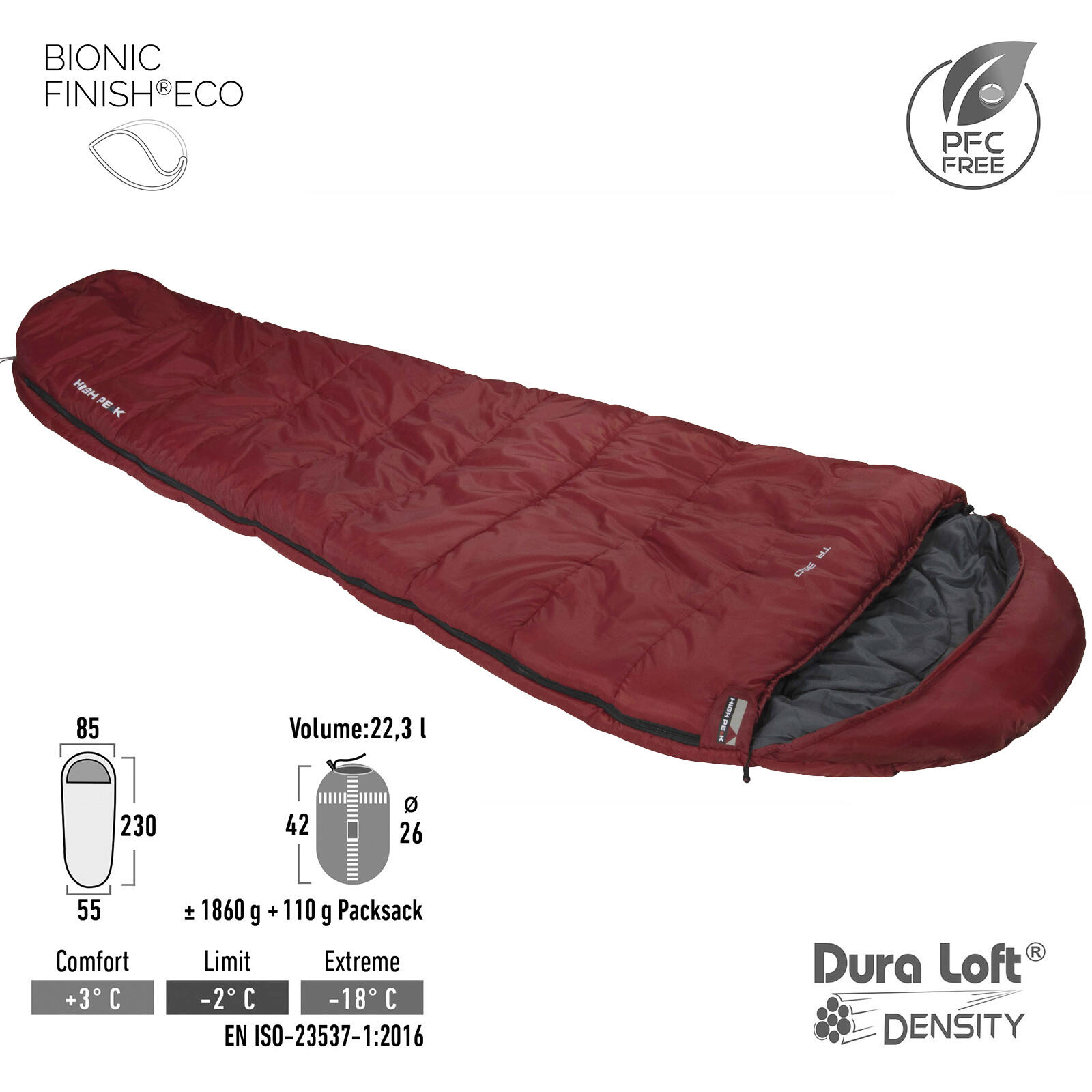 Spací pytel High Peak TR 350 2/7