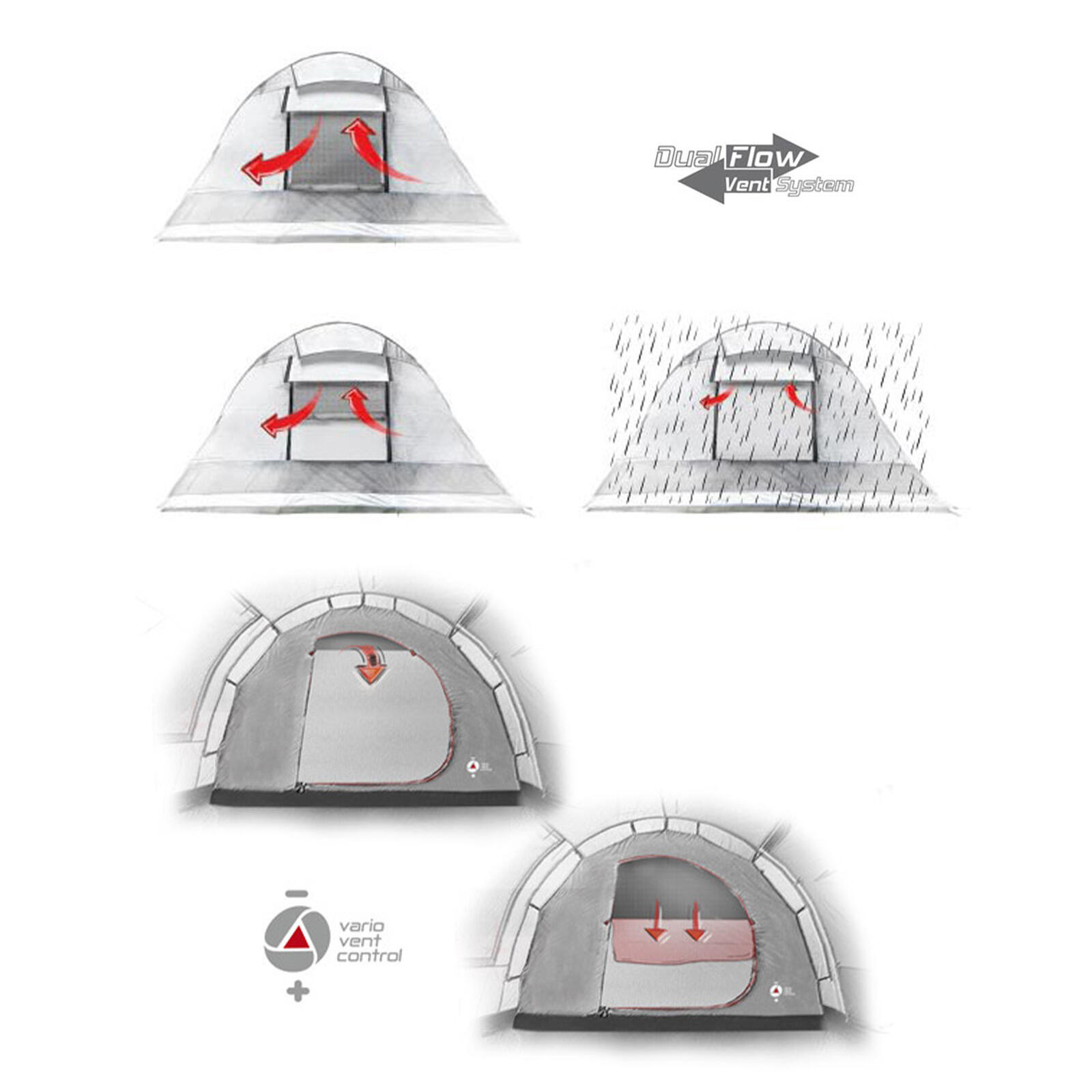 Tenda Campismo High Peak Santiago 5.0 6/8