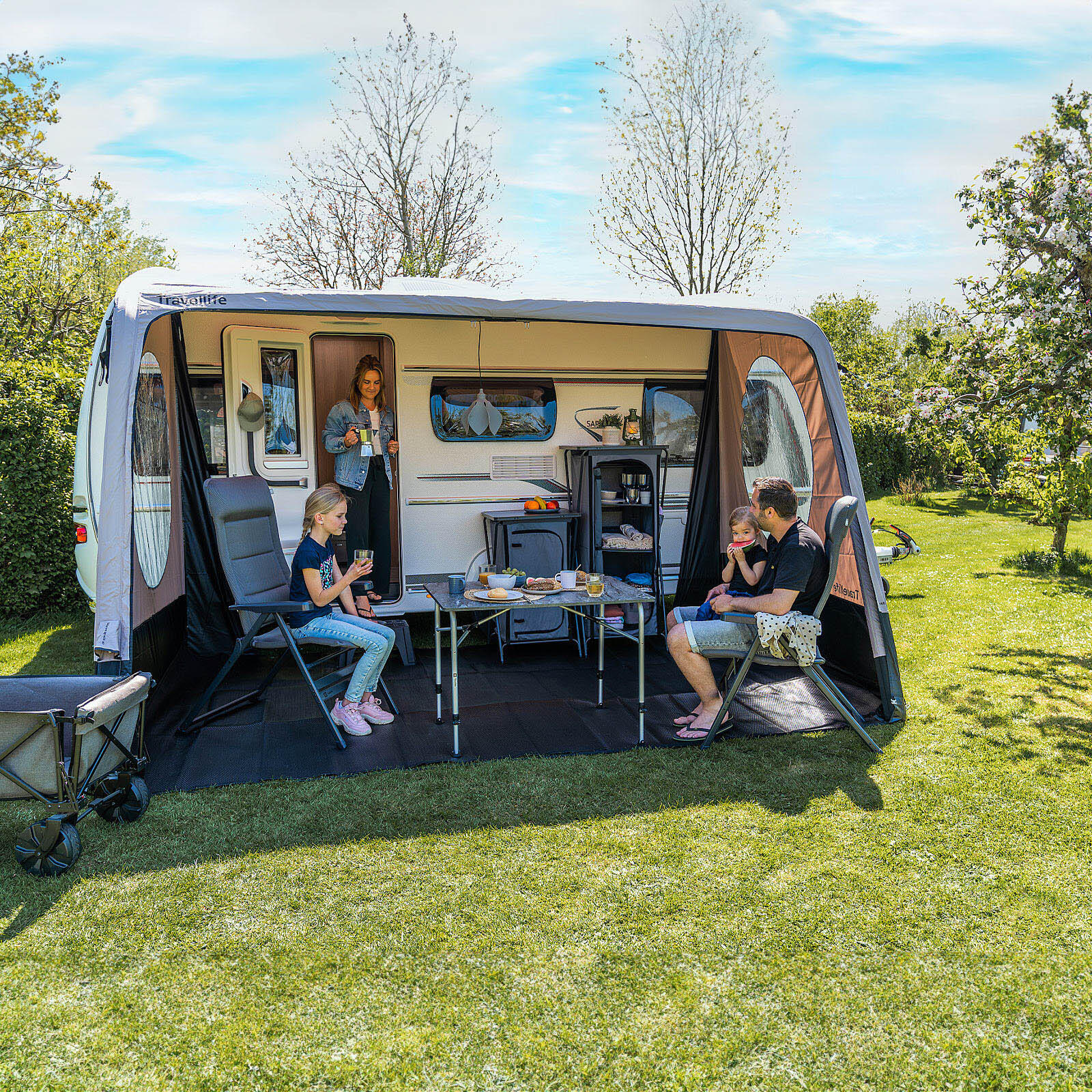 Voortent zijpaneel Scala M caravan Thule Omnistor Past 225-244cm 3/7