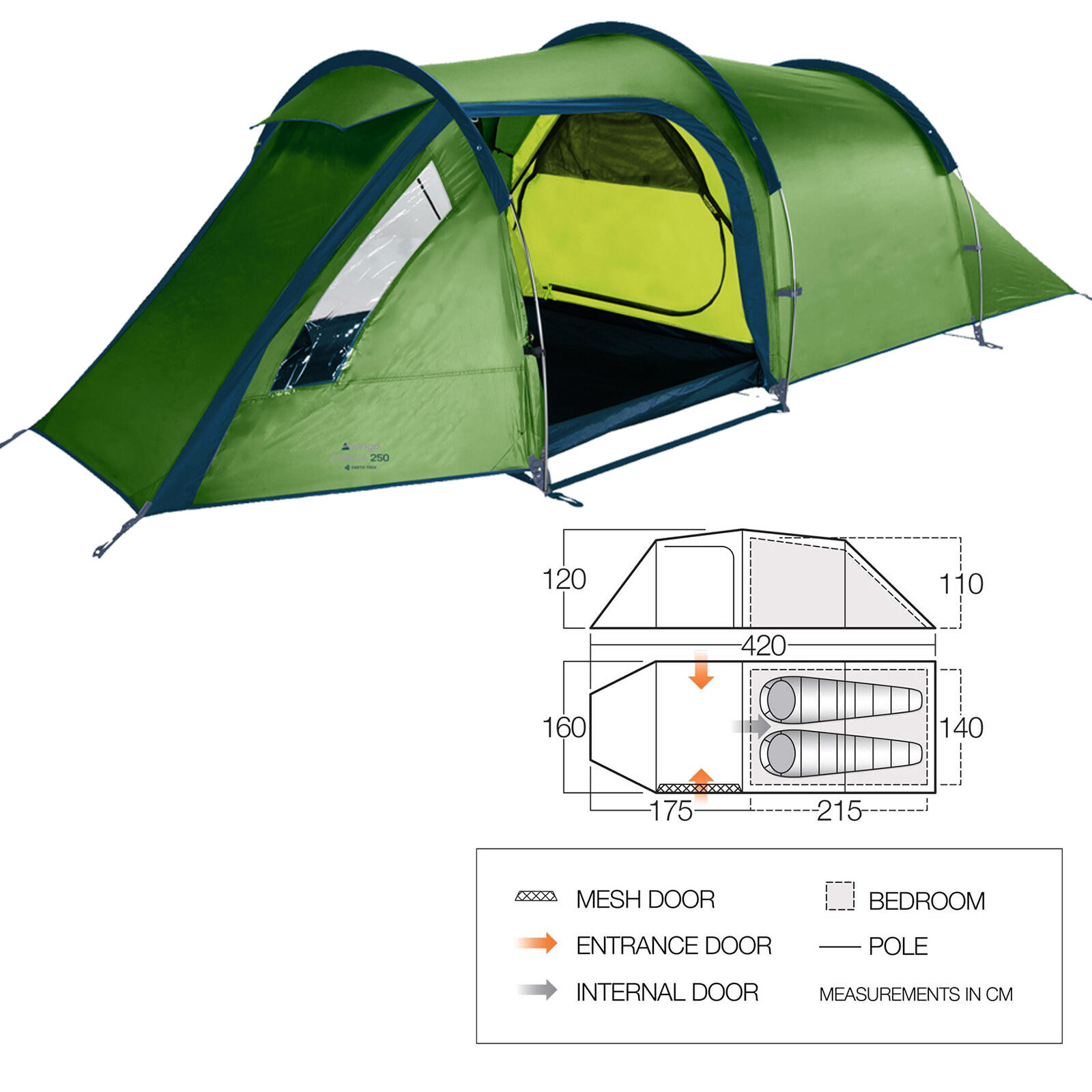 Namiot 2 osobowy Vango Omega 250