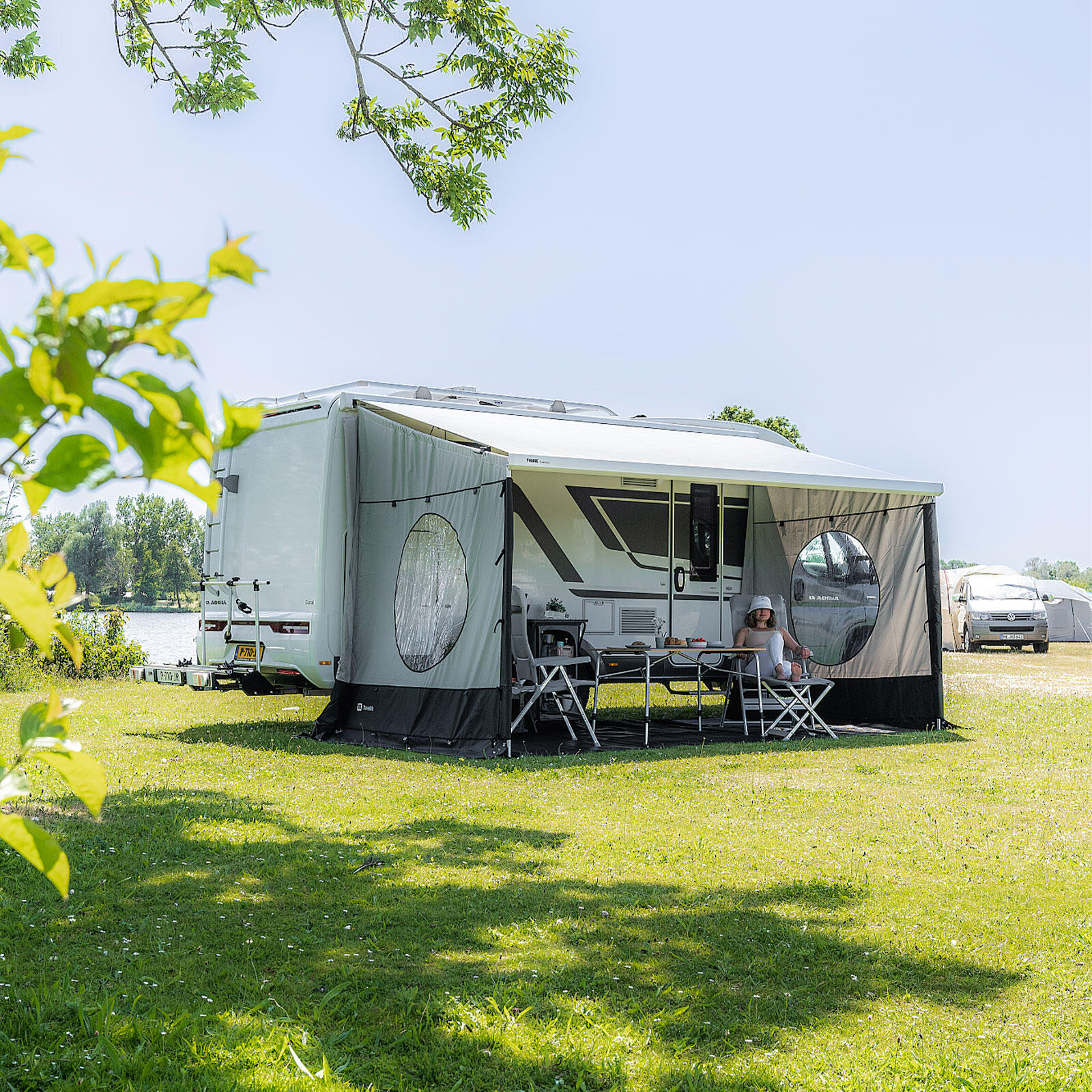 Voortent zijpaneel Scala M caravan Thule Omnistor Past 225-244cm 4/7
