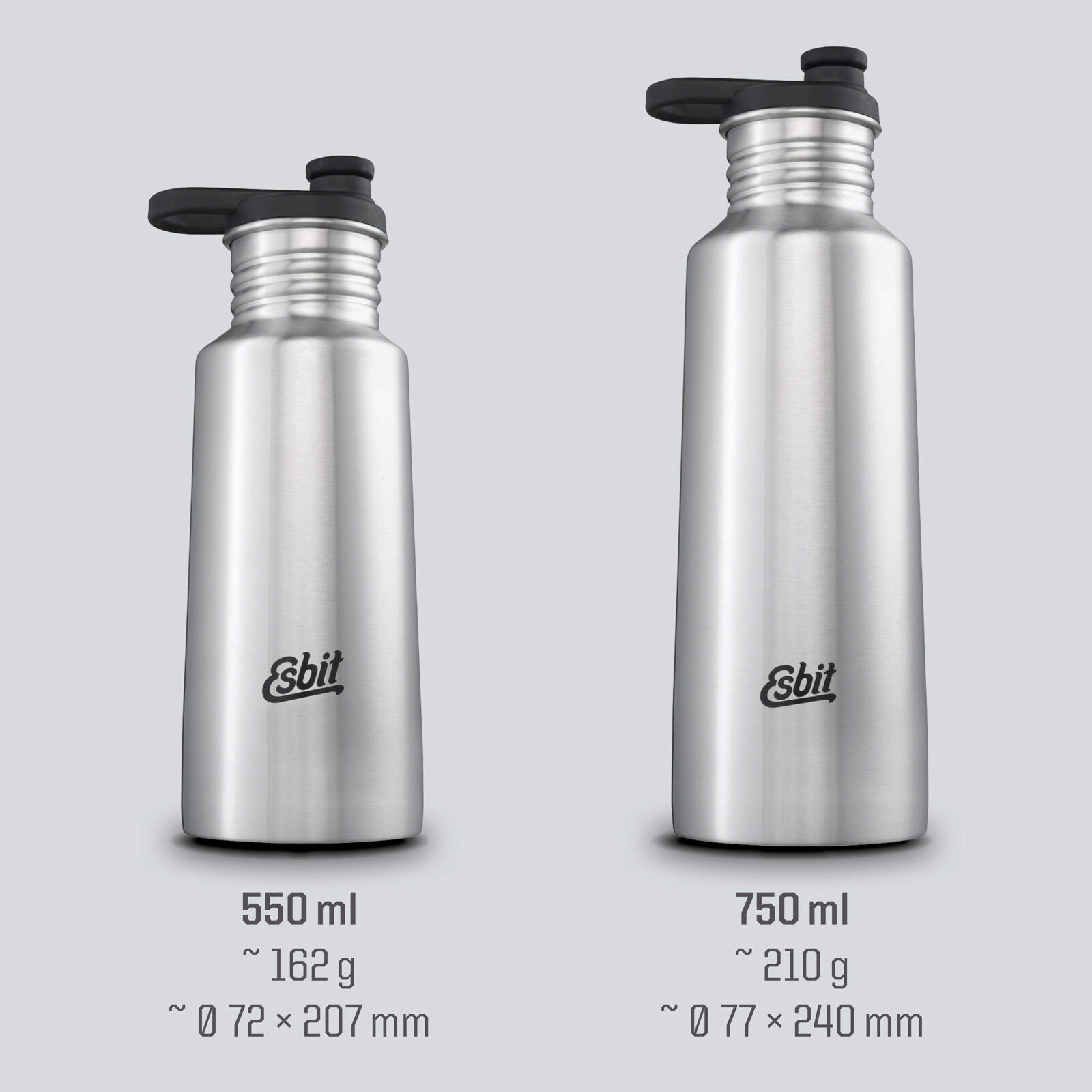 Bouteille de sport Pictor Bicyclette d'eau en acier inoxydable 2/7