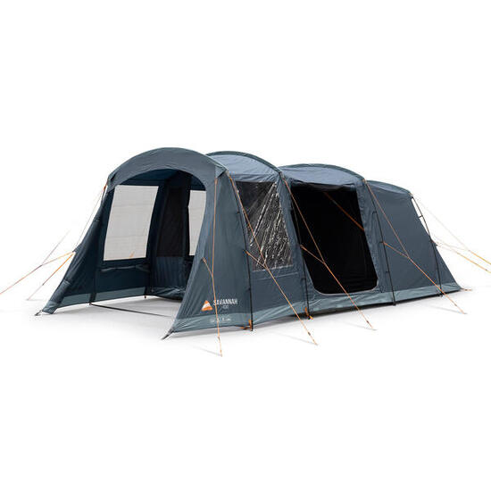 Tente familiale Savannah 400 Tente camping groupes 4 personnes tunnel vestibule
