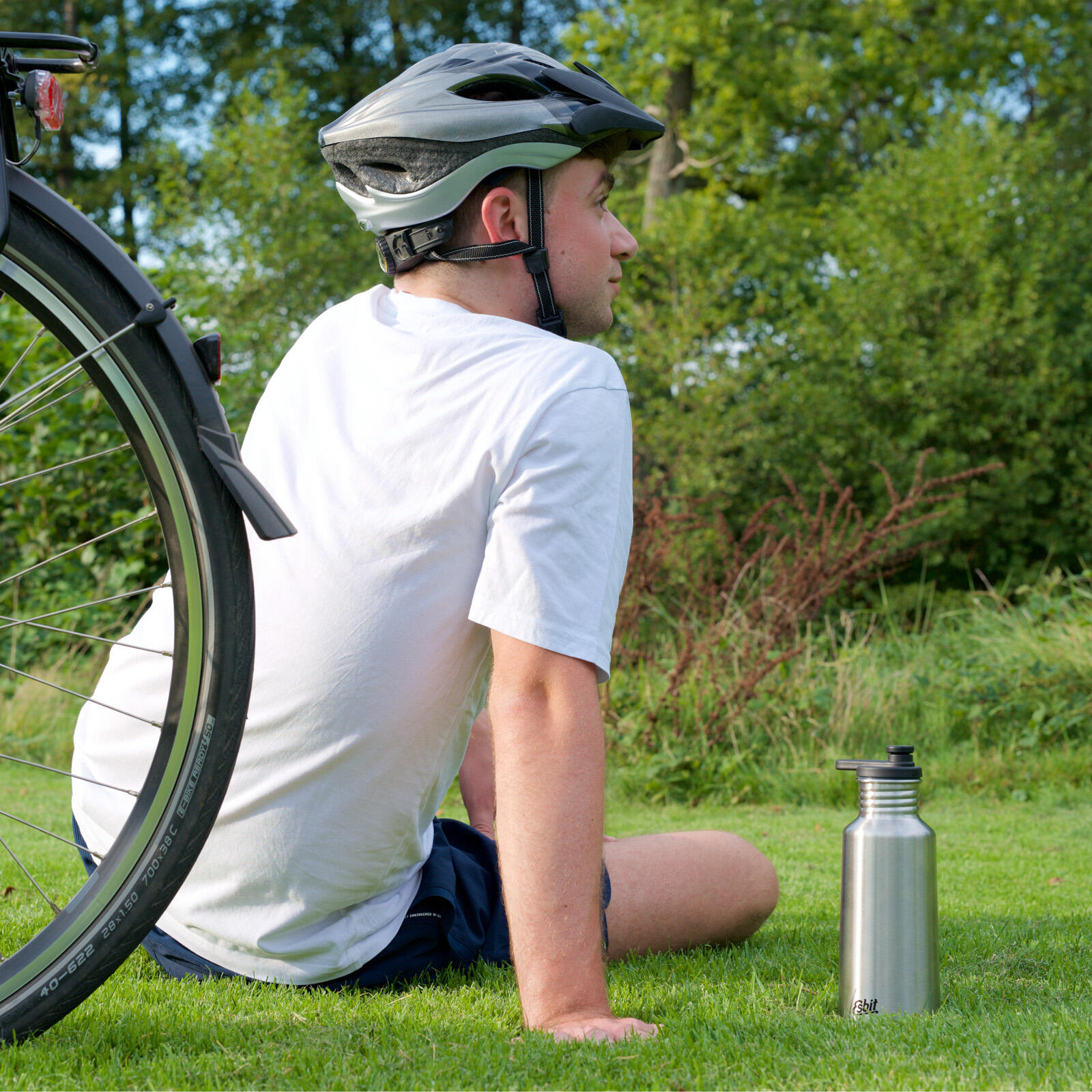 Bouteille de sport Pictor Bicyclette d'eau en acier inoxydable 6/7