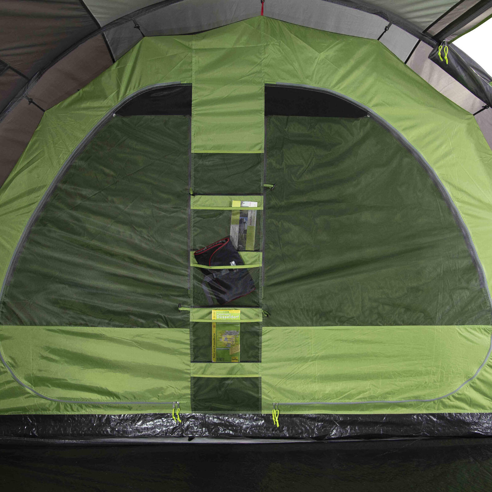 Tente tunnel Ancona 5 personnes de camping pour groupes familiale vestibule 7/8