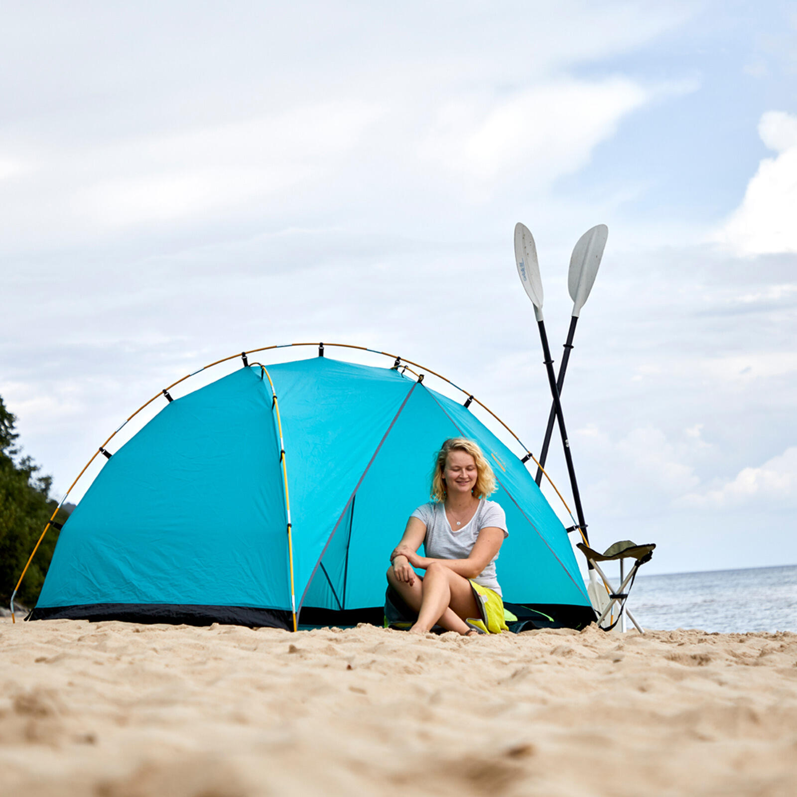 tente de plage Tonto 3 Tente vent pluie soleil UV protection 50 7/7