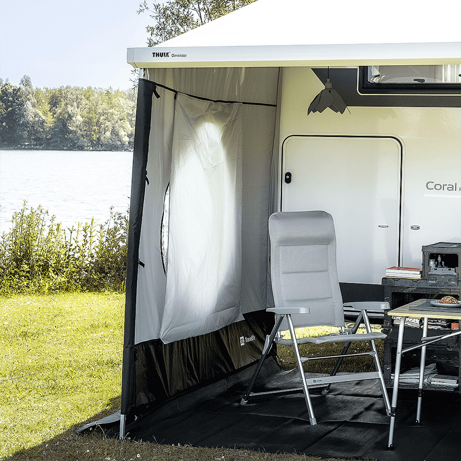 Pannello laterale per tenda Scala L caravan Thule Omnistor Adatto a 245-264cm 4/7