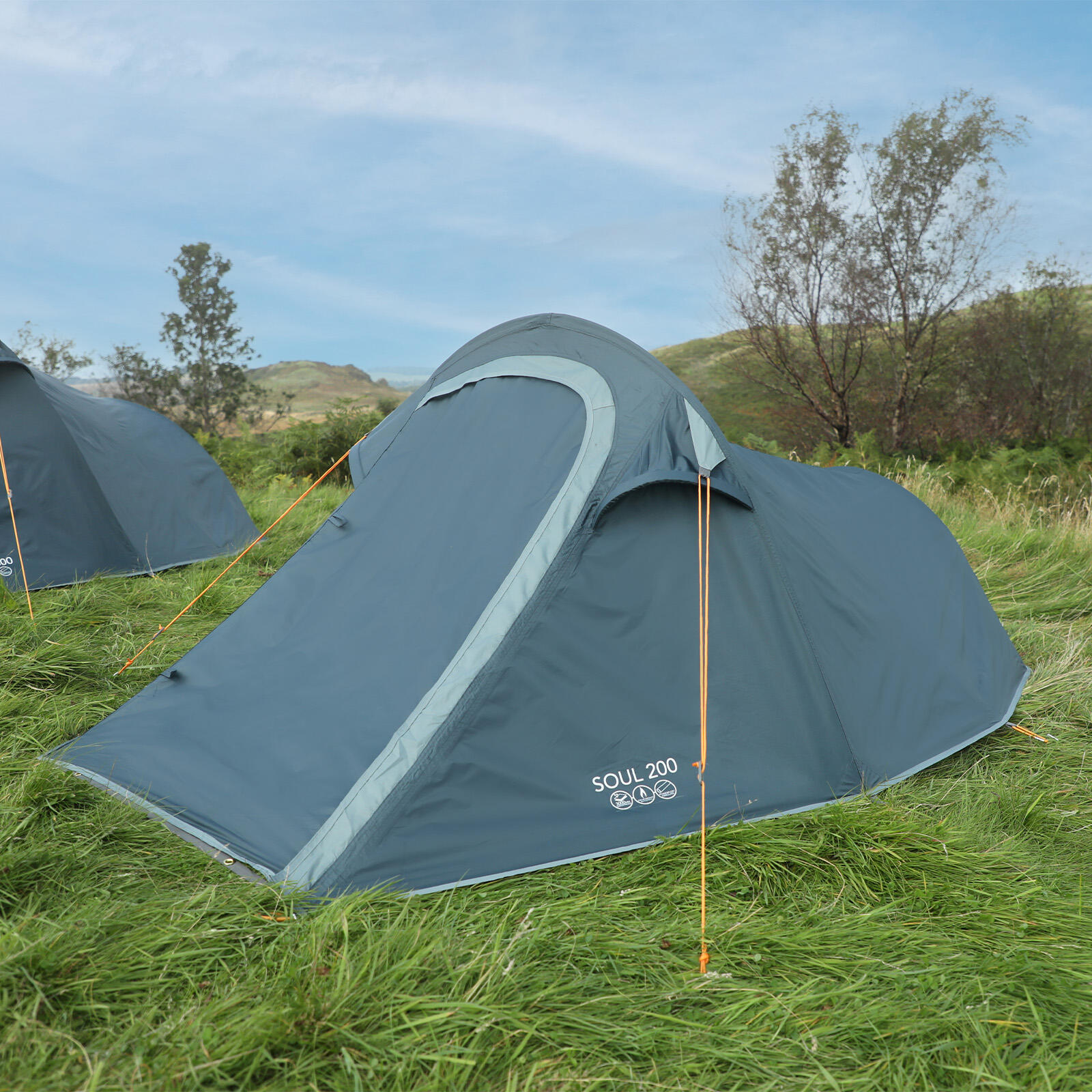 Tenda da Campeggio Soul 200 Trekking 2 persone a tunnel Outdoor Bike Bicycle 6/7