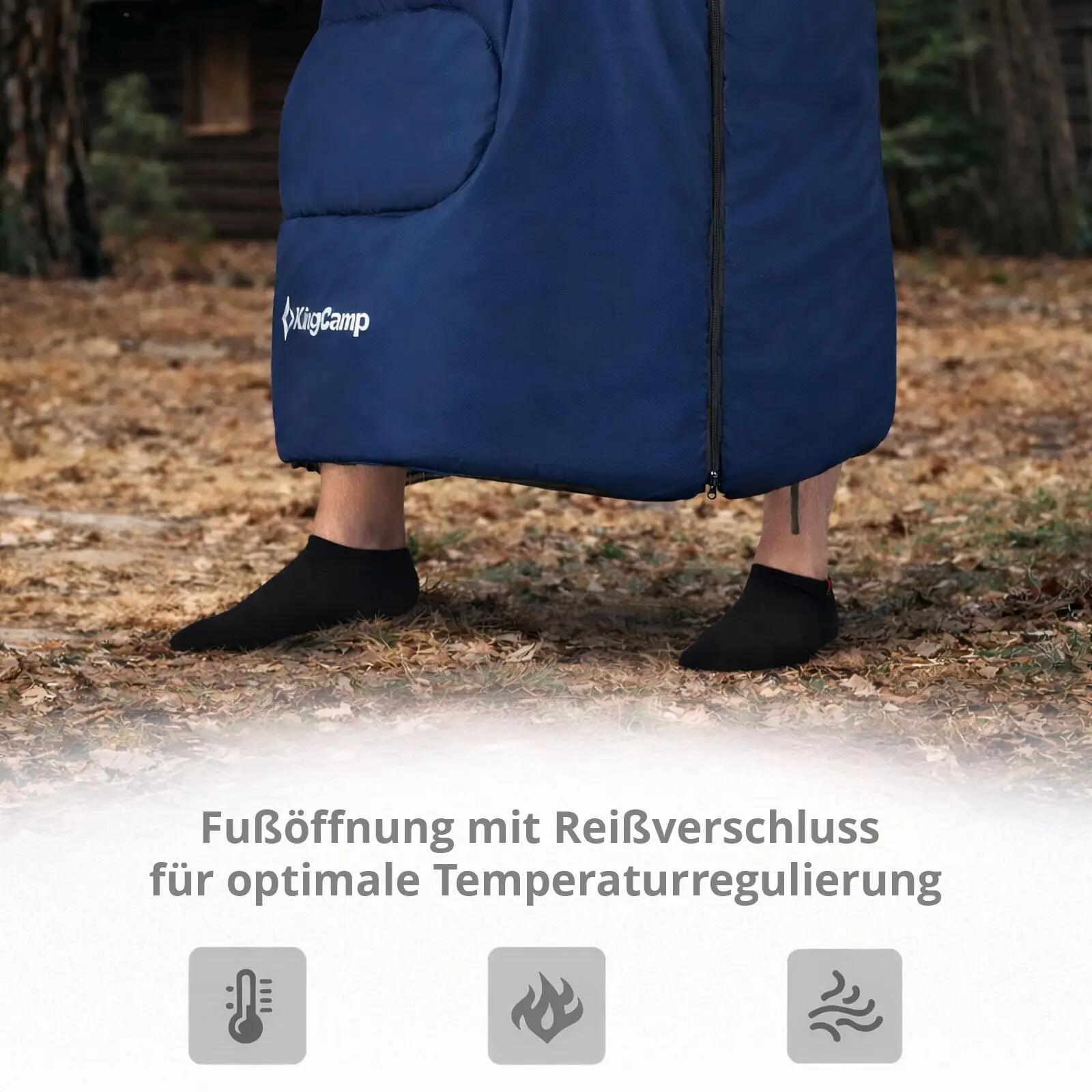 Deckenschlafsack Cloud 400 Winter Schlafsack Baumwolle Breit +4°C 7/7
