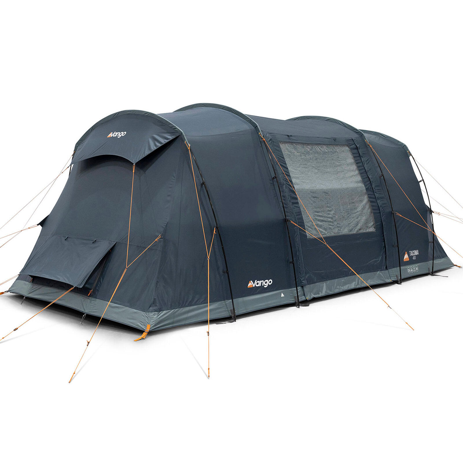 Familienzelt Tacoma 400 Camping Gruppen Zelt 4 Personen Tunnel Vorraum 5/7