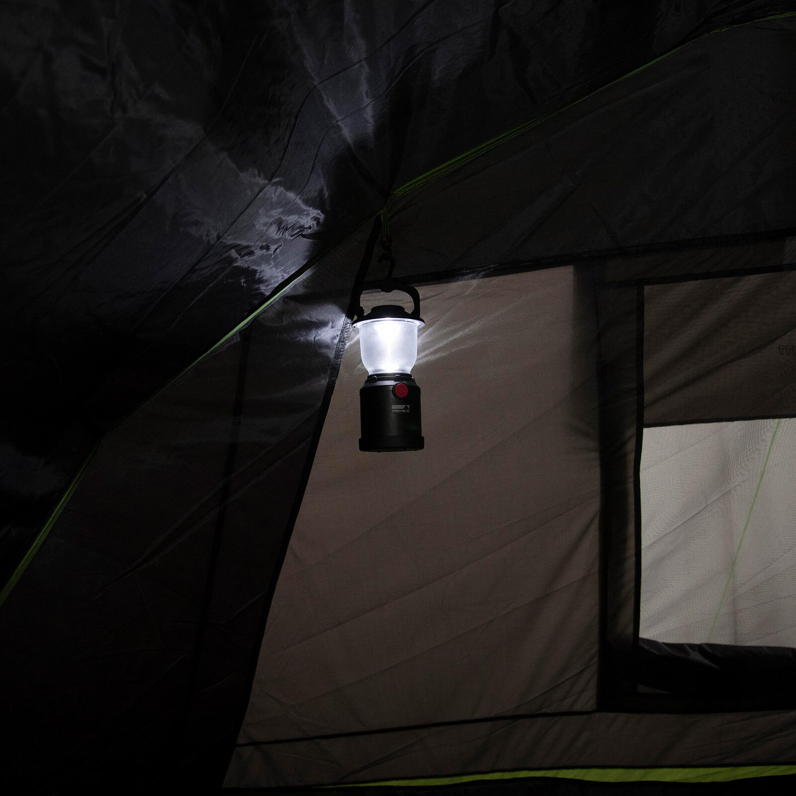 Tenda túnel High Peak Meran 5.0,piso costurado,altura livre de 2,0 m,impermeável 6/7