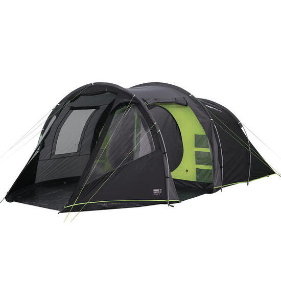 Tente tunnel Paros 5 personnes Camping familiale 2 cabines vestibule