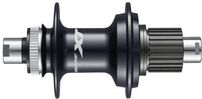 Shimano naaf deore xt hm8110 achterwiel 28l12f zwart sta142 cl