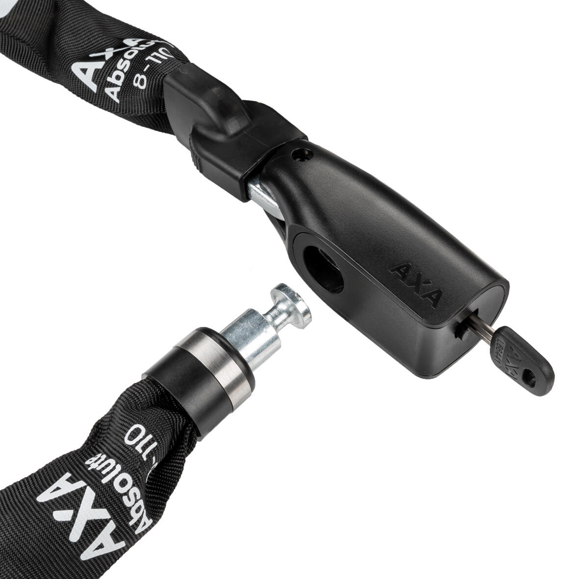 AXA Kettenschloss Absolute 110/8 Länge 110cm, Stärke 8mm, schwarz 3/7
